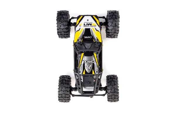 Axial UTB18 Capra 4WS 1/18 RTR 4WD Unlimited Trail Buggy Battery & Charger (1750T2 Yellow) радіокерована машинка