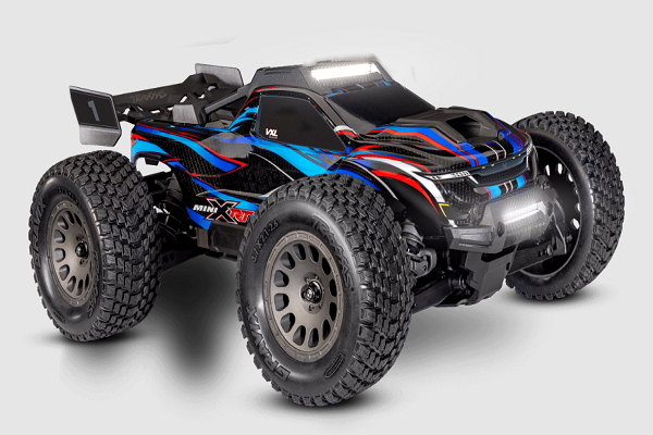 Traxxas Mini XRT VXL Brushless RTR 1/16 4WD Stadium Truck (108076-1 Blue) радіокерована машинка