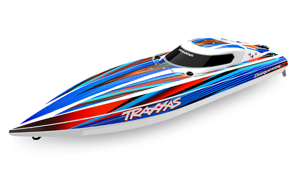 Traxxas Disruptor VXL 4S High-Performance Electric Brushless RTR Race Boat (106064-4 BLUE) радіокерований човен