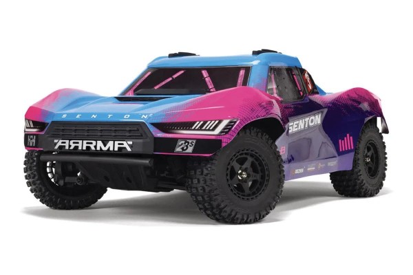 Arrma Senton 223S 1/10 BLX Brushless RTR 4WD Short Course Truck (Blue) Машинка на радіокеруванні