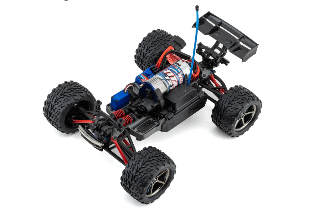 Traxxas E-Revo 1/16 4WD RTR Truck Battery & USB-C Charger (71054-8 Blue) Машинка на пульті