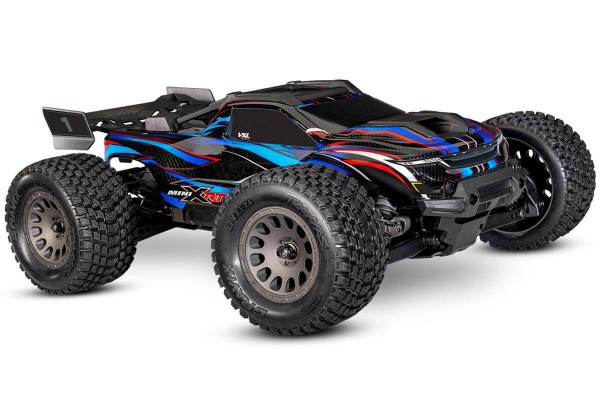 Traxxas Mini XRT Brushless RTR 1/16 4WD Monster Truck (108076-1 Blue) радіокерована машинка