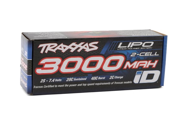 Traxxas 4-Tec Drift/TRX-6/Slash – Літій-полімерний акумулятор 2S “Power Cell” 20C з роз’ємом iD, 2827X