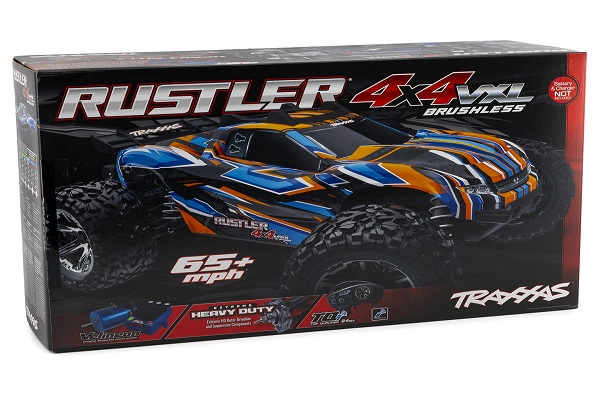 Traxxas Rustler 4×4 VXL Brushless RTR 1/10 4WD Stadium Truck (67376-4 Red) радіокерована машинка
