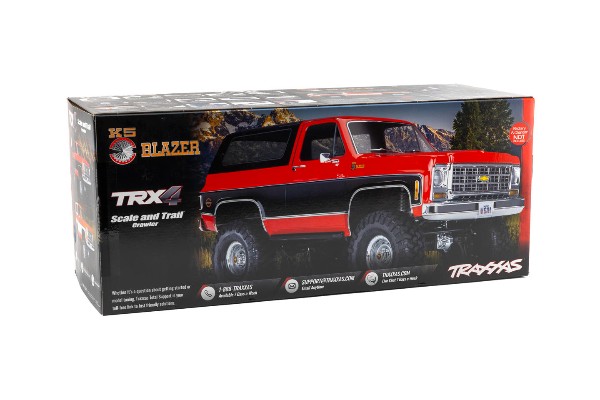 Traxxas TRX-4 1/10 Trail Crawler Truck w/1979 Chevy Blazer Clipless Body (82276-4 Orange) машинка на пульті керування