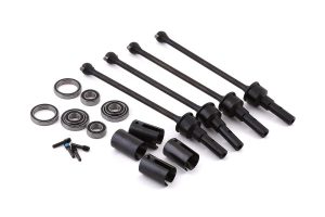 Traxxas Maxx – Карданні вали Steel для плавної роботи підвіски, 8996X black