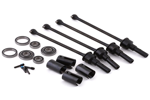 Traxxas WideMaxx Steel Constant-Velocity Driveshafts (8996X) комплект запчастин
