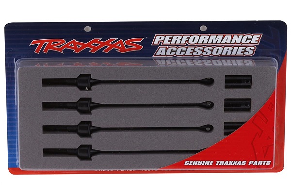 Traxxas Maxx – Карданні вали Steel для плавної роботи підвіски, 8996X black