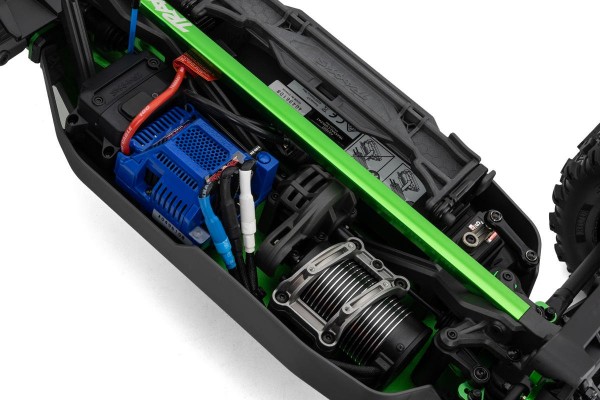 Traxxas Sledge Belted 6S RTR 4WD Brushless TSM 1/8 Monster Truck (95096-4 Green) машинка на пульті керуванні