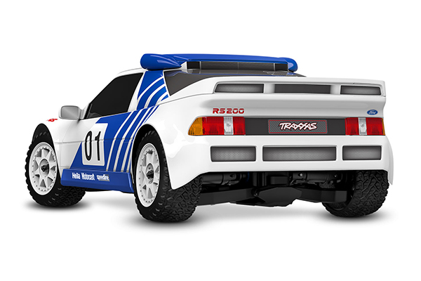 (Копія)Traxxas Mini Rally VXL Ford RS200 Brushless 4WD RTR (108046-1 White) Машинка на радіокеруванні