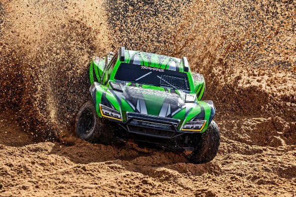 Traxxas Maxx Slash 6S 1/10 RTR 4WD Brushless Short Course Truck (102076-4 Green) радіокерована модель