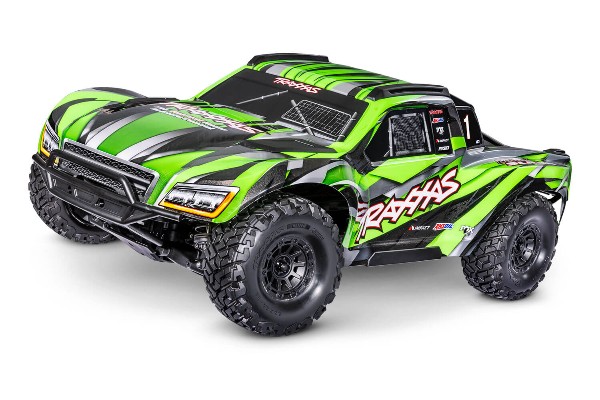 Traxxas Maxx Slash 6S 1/10 RTR 4WD Brushless Short Course Truck (102076-4 Green) радіокерована модель