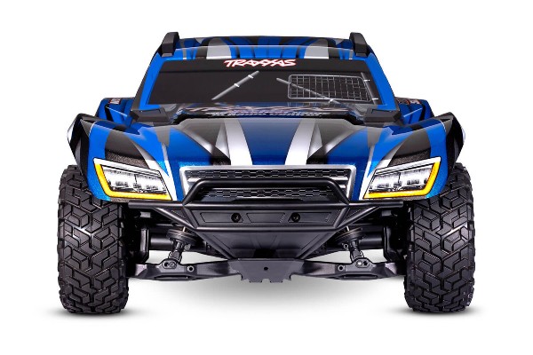 Traxxas Maxx Slash 6S Brushless Short Course Truck 1/10 RTR 4WD (102076-4 Blue) радіокерована машинка на пульті
