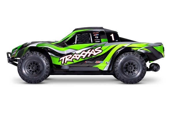 Traxxas Maxx Slash 6S 1/10 RTR 4WD Brushless Short Course Truck (102076-4 Green) радіокерована модель