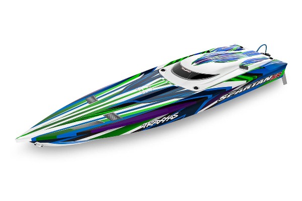 Traxxas Spartan SR 6S High Performance Race Boat Brushless RTR (103076-4 Green) човен на пульті керування