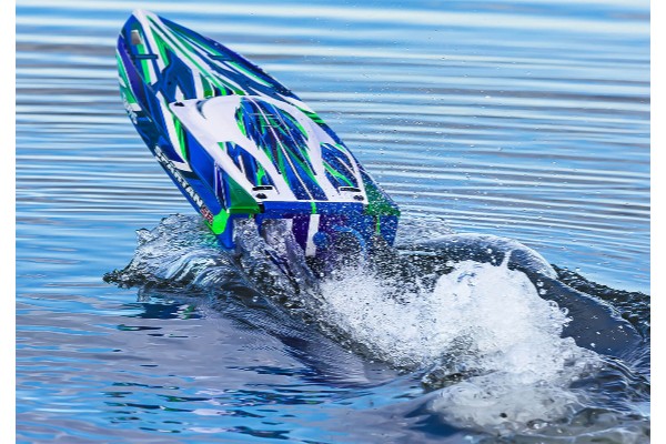 Traxxas Spartan SR 6S High Performance Race Boat Brushless RTR (103076-4 Green) човен на пульті керування