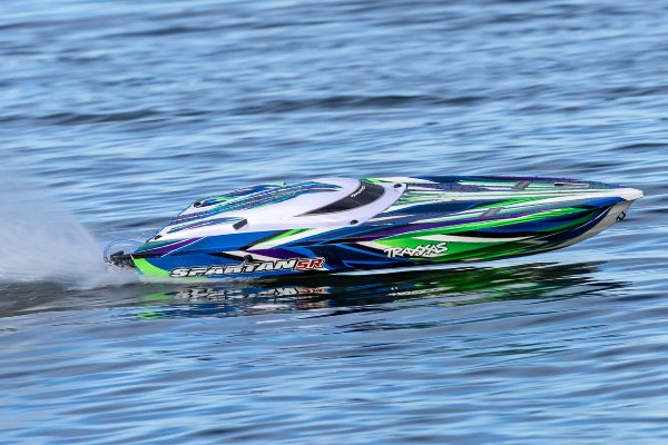 Traxxas Spartan SR 6S High Performance Race Boat Brushless RTR (103076-4 Green) човен на пульті керування