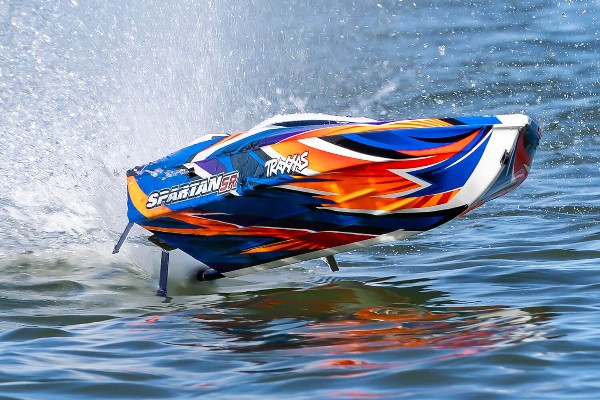 Traxxas Spartan SR 6S High Performance Brushless RTR Race Boat (103076-4 Orange) радіокерований човен