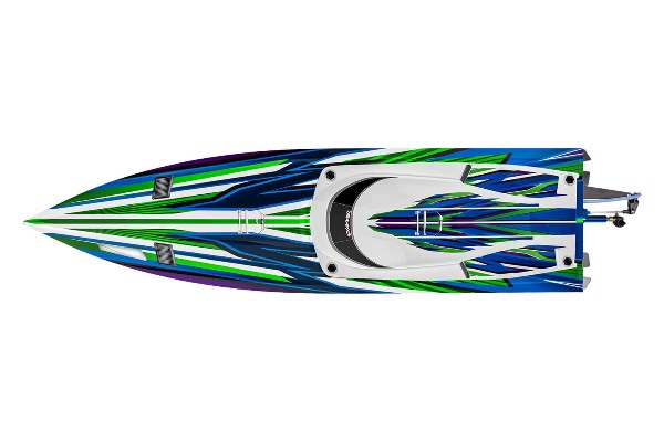 Traxxas Spartan SR 6S High Performance Race Boat Brushless RTR (103076-4 Green) човен на пульті керування