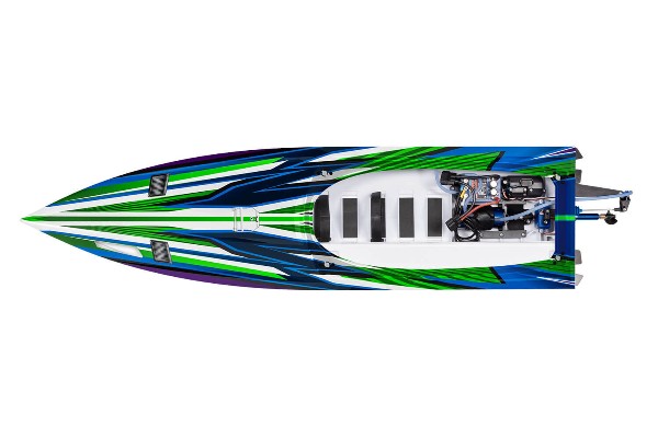 Traxxas Spartan SR 6S High Performance Race Boat Brushless RTR (103076-4 Green) човен на пульті керування