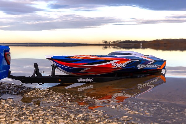 Traxxas Spartan SR 6S High Performance Brushless RTR Race Boat (103076-4 Orange) радіокерований човен