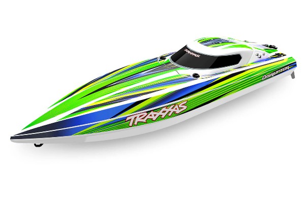Traxxas Disruptor VXL 4S High-Performance Electric Brushless RTR Race Boat (106064-4 Green) човен на радіокеруванні