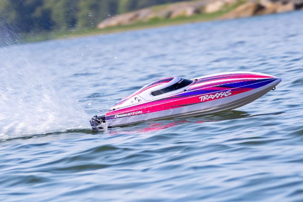 Traxxas Disruptor VXL 4S High-Performance Electric RTR Brushless Race Boat (106064-4 Pink) човен на пульті керування