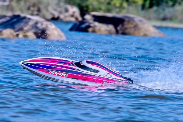 Traxxas Disruptor VXL 4S High-Performance Electric RTR Brushless Race Boat (106064-4 Pink) човен на пульті керування