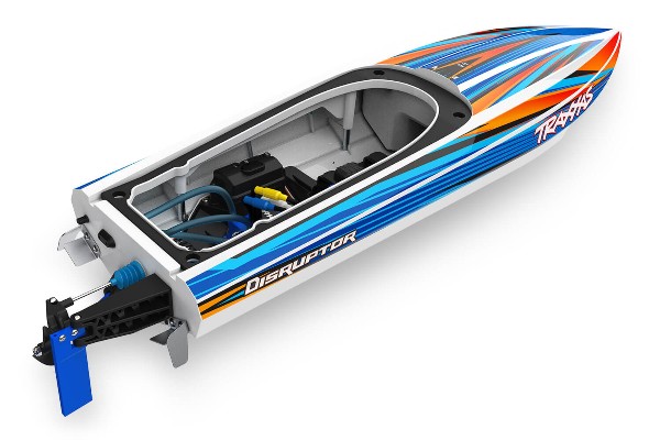 Traxxas Disruptor VXL 4S High-Performance Electric Brushless Race Boat RTR (106064-4 Orange) човен на пульті