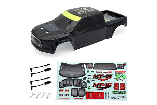 Корпус ZD Racing 16030 PVC Black для радіокерованих машинок