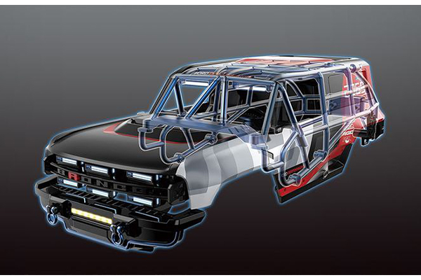 MJX Hyper Go H12P Ford Bronco BAJA 1000 Brushless RTR 4WD 1:12 (Red) Машинка на радіокеруванні