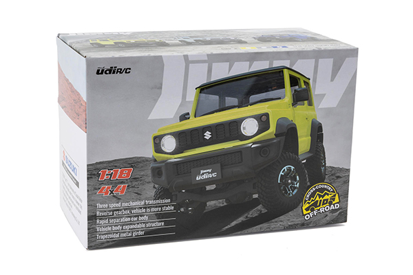 UDI RC UCX24 Suzuki Jimny 1/18 Micro Rock Crawler 4WD RTR (Green) Battery & Charger Машинка на пульті
