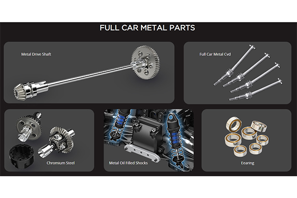 MJX Hyper Go 12212 Brushless 4WD RTR 1:12 Monster Truck Машинка на пульті керування