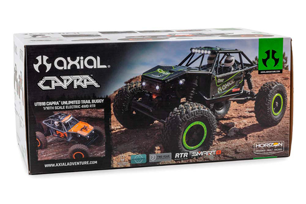Axial UTB18 Capra V2 1/18 RTR 4WD Unlimited Trail Buggy Gray Машинка на радіоуправлінні