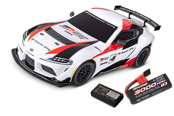 Traxxas 4-Tec 3.0 Toyota GR Supra GT4 BL-2S 1/10 RTR Touring Car (93164-4 White) Машинка на пульті з акумулятором та зарядним пристроєм