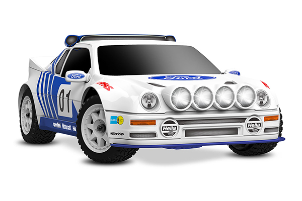 (Копія)Traxxas Mini Rally VXL Ford RS200 Brushless 4WD RTR (108046-1 White) Машинка на радіокеруванні