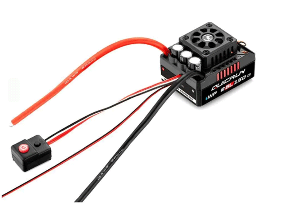 Безколекторний регулятор швидкості HOBBYWING QUICRUN WP-8BL150 G2 Brushless ESC 150A