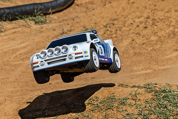 (Копія)Traxxas Mini Rally VXL Ford RS200 Brushless 4WD RTR (108046-1 White) Машинка на радіокеруванні