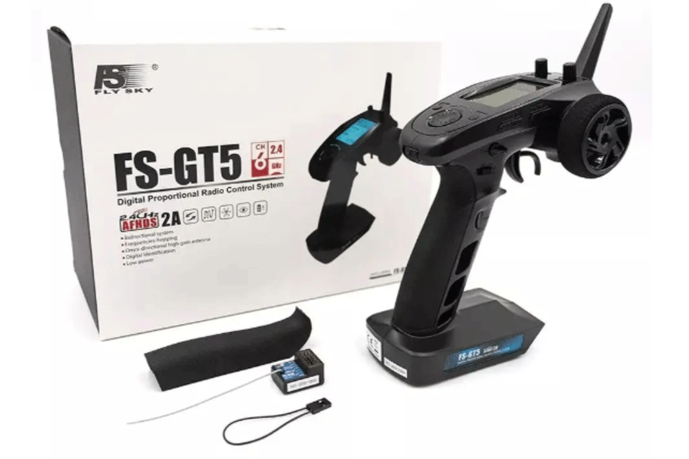 Апаратура керування FLYSKY FS-GT5 GT5 2,4G 6CH AFHDS 2A Пульт управління