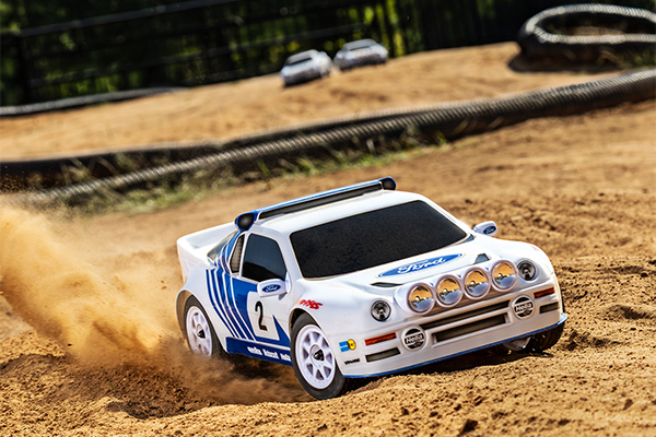 (Копія)Traxxas Mini Rally VXL Ford RS200 Brushless 4WD RTR (108046-1 White) Машинка на радіокеруванні