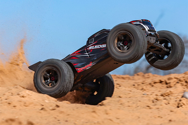 Traxxas Sledge 6S 4WD Brushless Monster Truck 1/8 RTR (95096-4) (Orange) радіокерована машинка