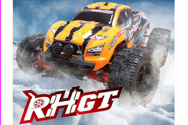 Remo Hobby GT 1036 RH1036 MMax Monster Truck 1/10 RTR 4WD (Orange) Машинка на пульті керування