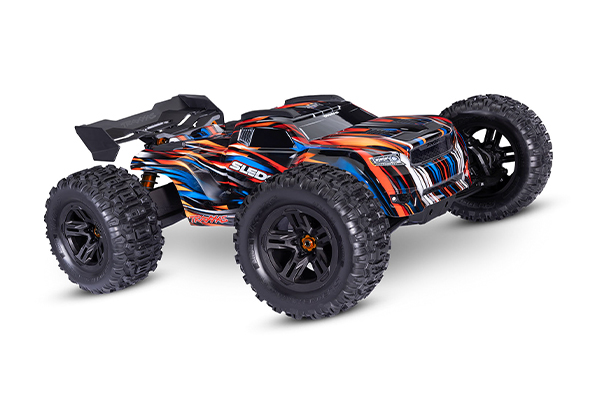 Traxxas Sledge 6S 4WD Brushless Monster Truck 1/8 RTR (95096-4) (Orange) радіокерована машинка
