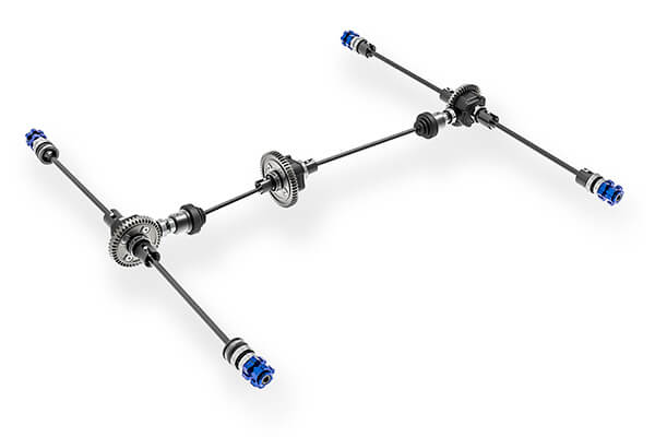 Traxxas Sledge 6S 4WD Brushless Monster Truck 1/8 RTR (95096-4) (Orange) радіокерована машинка