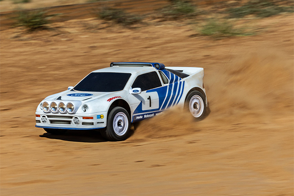 (Копія)Traxxas Mini Rally VXL Ford RS200 Brushless 4WD RTR (108046-1 White) Машинка на радіокеруванні