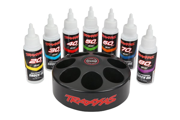 Стійка карусель Traxxas Spinning з оливами (20wt/30wt/40wt/50wt/60wt/70wt/80wt) (5038X)