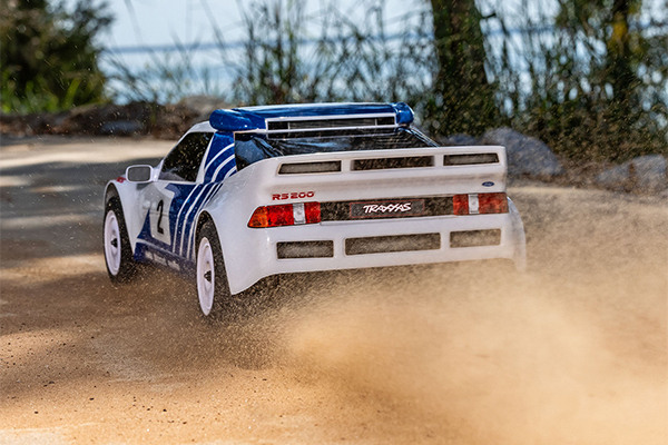 (Копія)Traxxas Mini Rally VXL Ford RS200 Brushless 4WD RTR (108046-1 White) Машинка на радіокеруванні