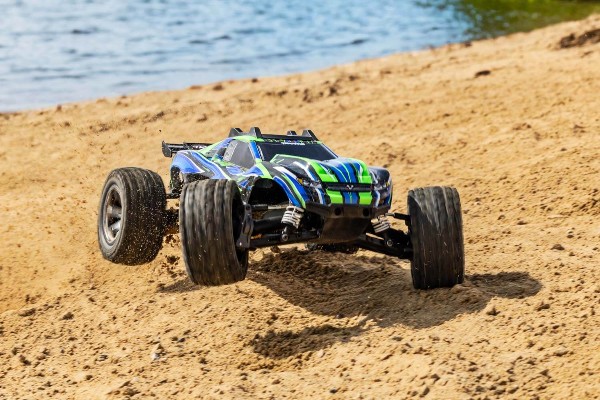Traxxas Rustler 4×4 VXL Brushless RTR 1/10 4WD Stadium Truck (67376-4 Green) радіокерована модель