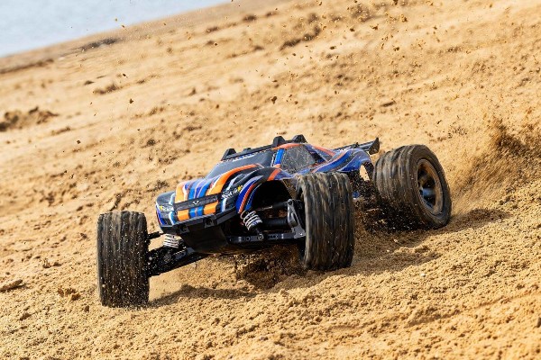 Traxxas Rustler 4×4 VXL Brushless RTR 1/10 4WD Stadium Truck (67376-4 Orange) машинка на пульті керування