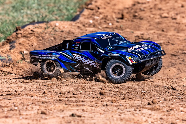 Traxxas Slash VXL 1/10 RTR 4×4 Brushless Short Course Truck (68386-4 BLUE) радіокерована машинка
